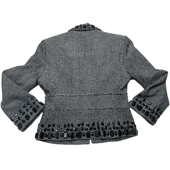 White House  Black Market herringbone tailored blazer - Picture 3 of 9